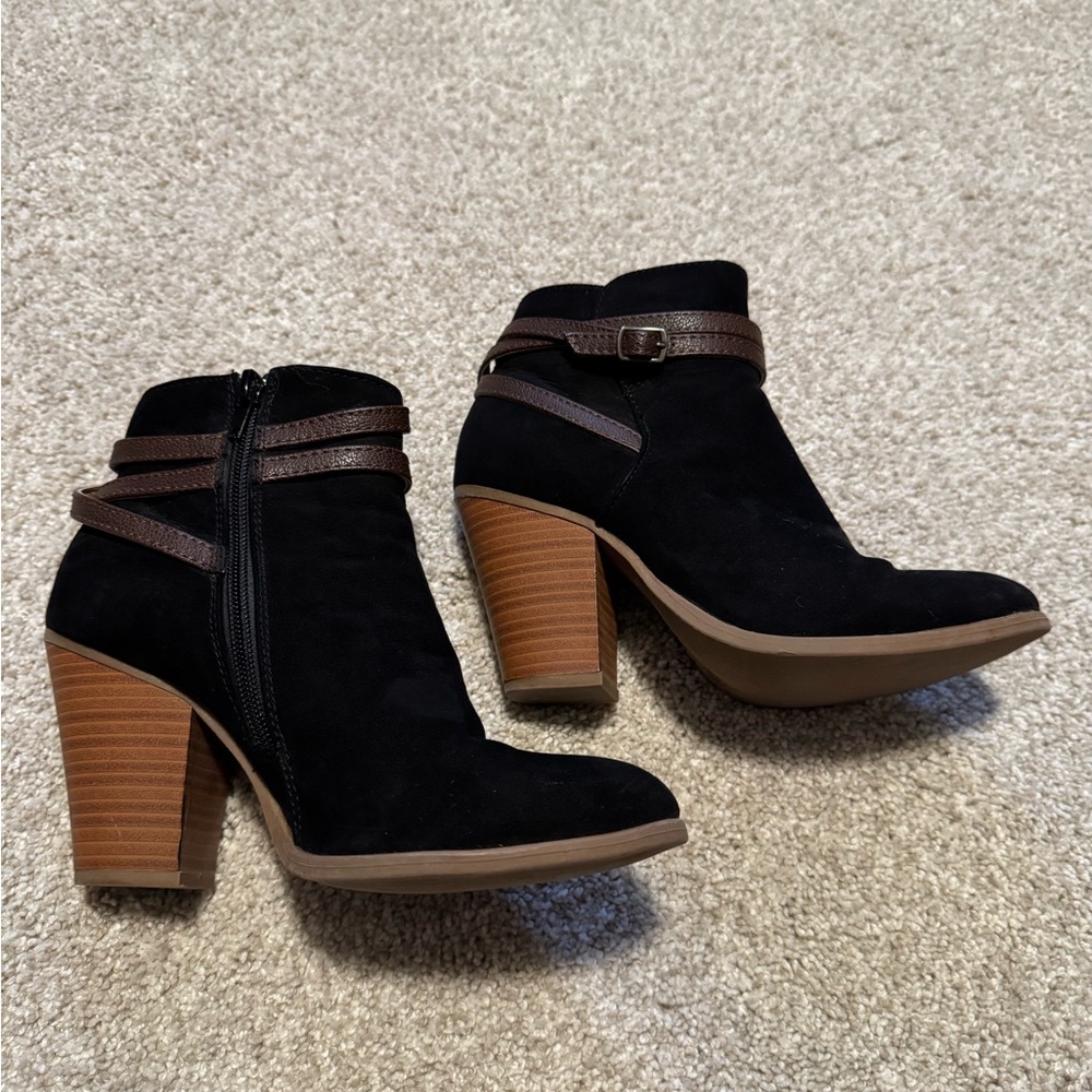 Black and Brown Women's‎ Ankle Boots